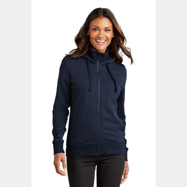 Women's Smooth Fleece Hooded Jacket Thumbnail