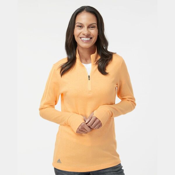 Women's 3-Stripes Quarter-Zip Sweater Pullover Thumbnail