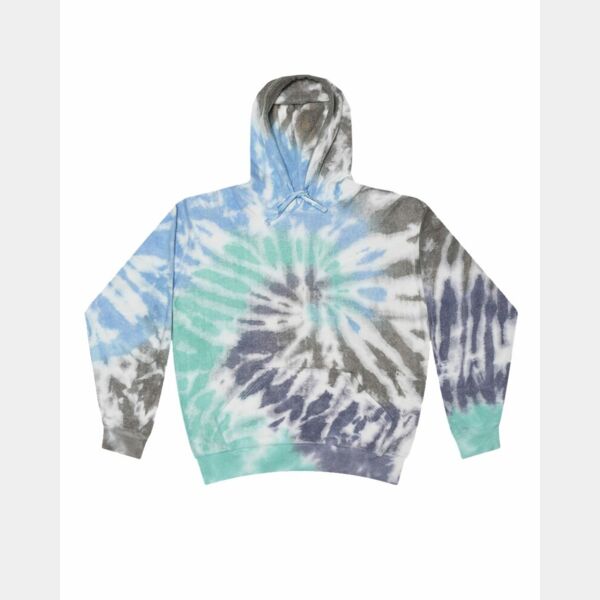 Unisex Tie-Dyed Cloud Fleece Hooded Sweatshirt Thumbnail