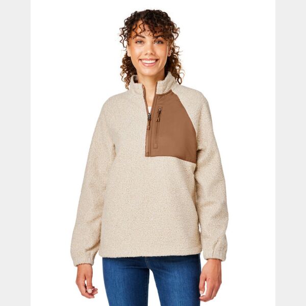 Ladies' Aura Sweater Fleece Quarter-Zip Thumbnail