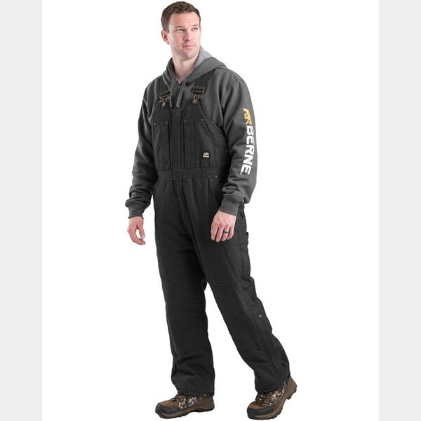 Men's Heartland Insulated Washed Duck Bib Overall Thumbnail