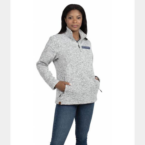 Ladies Alpine Sweater Fleece 1/4 Zip Pullover Thumbnail