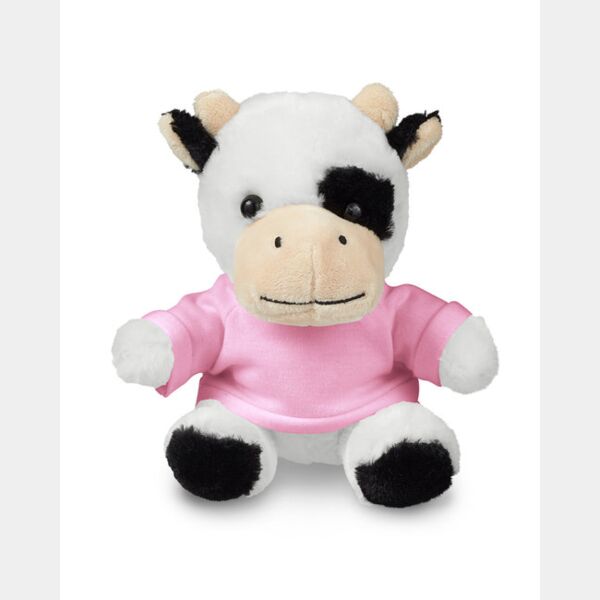 7" Plush Cow With T-Shirt Thumbnail