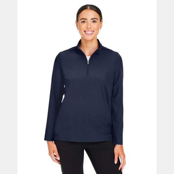 CrownLux Performance® Ladies' Windsor Welded Quarter-Zip Thumbnail