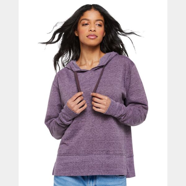 Ladies' Vintage Wash Fleece Hooded Sweatshirt Thumbnail