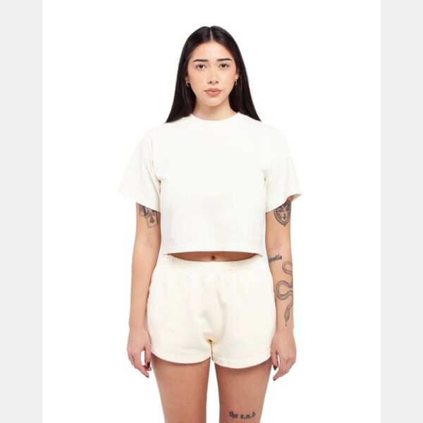 Ladies' Garment Dye Crop T-Shirt Thumbnail