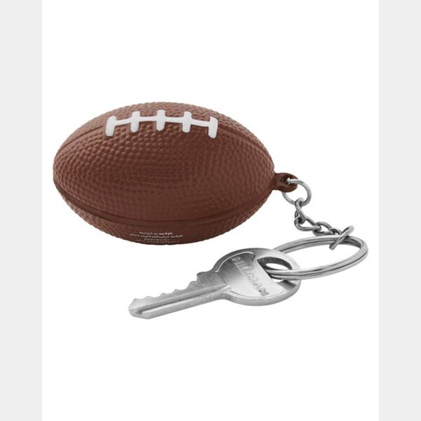 Football Shape Stress Ball Keychain Thumbnail
