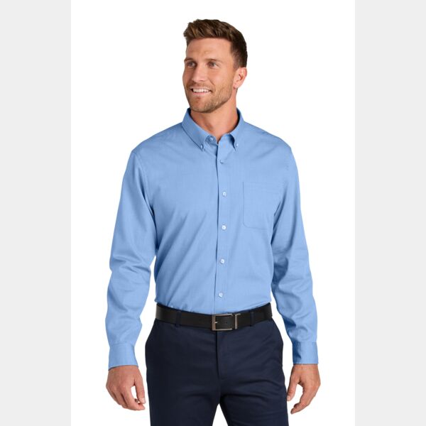 Long Sleeve Nailhead Easy Care Shirt Thumbnail
