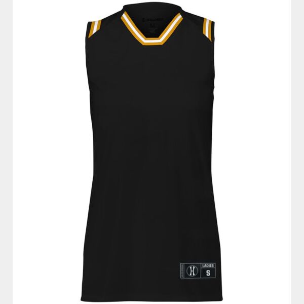 Ladies Retro Basketball Jersey Thumbnail