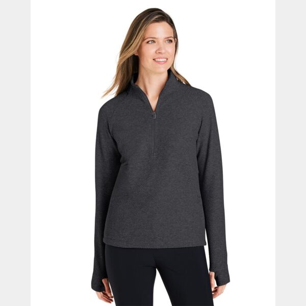 Women's Spirit Textured Quarter-Zip Pullover Thumbnail