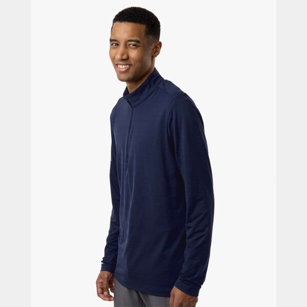 Men's Textured Stripe Quarter-Zip Pullover Thumbnail