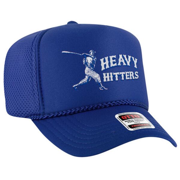 OTTO CAP® 5 Panel High Crown Circle Mesh Back Trucker Hat Thumbnail