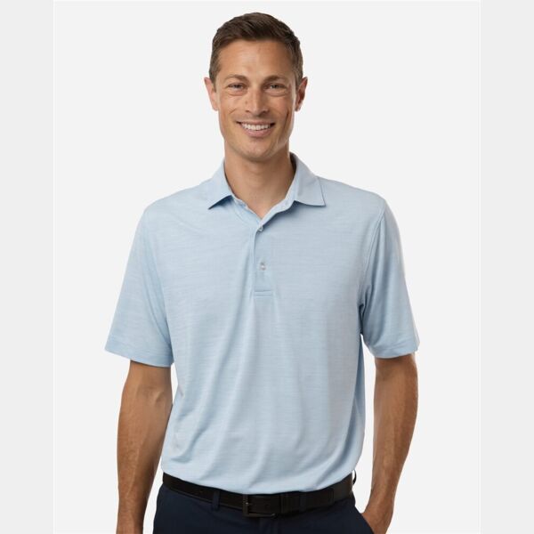 Men's Bohemian Striped Heather Performance Polo Thumbnail