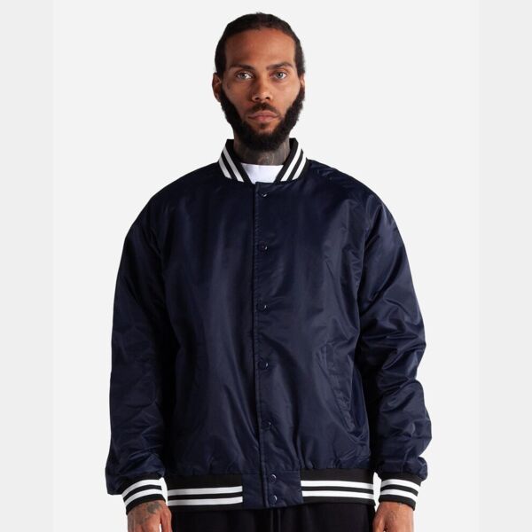 Unisex Collared Varsity Jacket Thumbnail