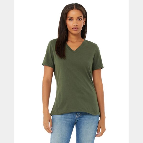 Ladies' Relaxed Jersey V-Neck T-Shirt Thumbnail