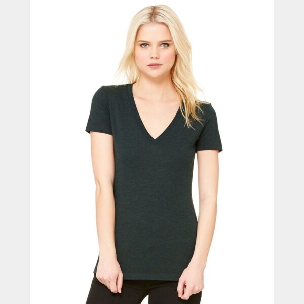 Women’s Triblend Deep V-Neck Tee Thumbnail
