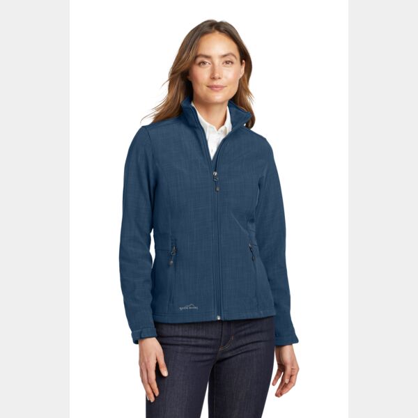 Women's Shaded Crosshatch Soft Shell Jacket Thumbnail