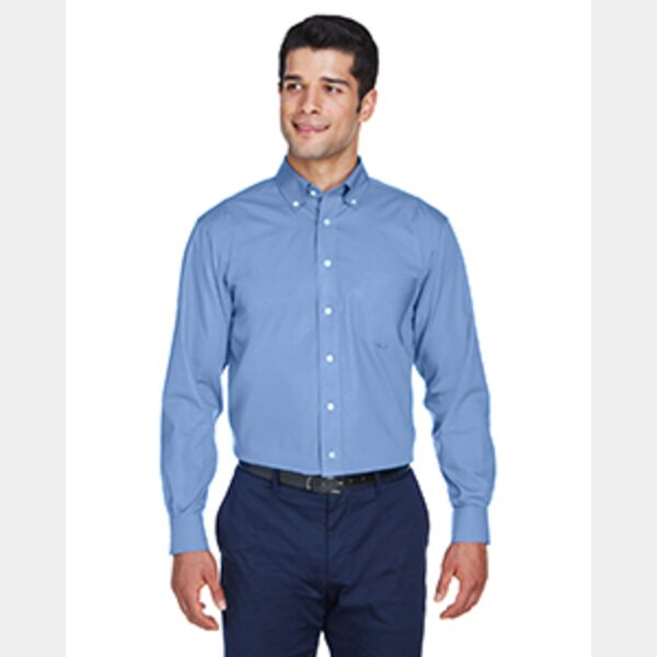Men's Crown Collection® Solid Oxford Woven Shirt Thumbnail