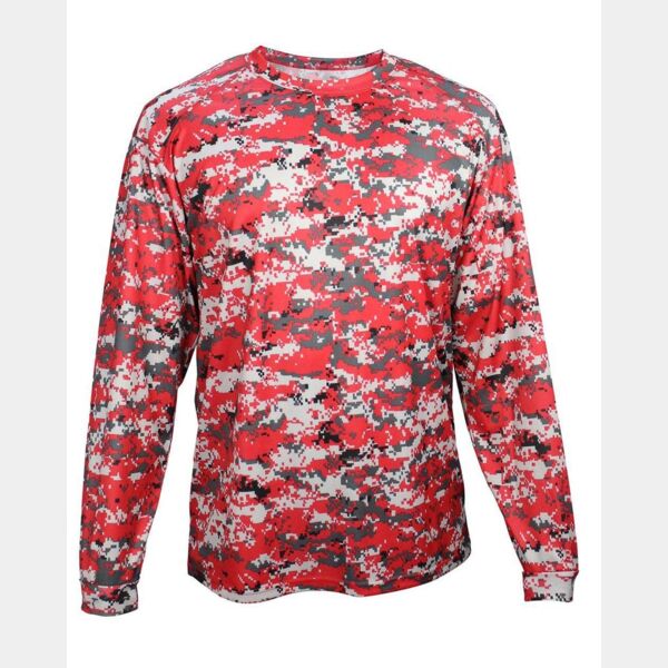 Youth Digital Camo Long Sleeve T-Shirt Thumbnail
