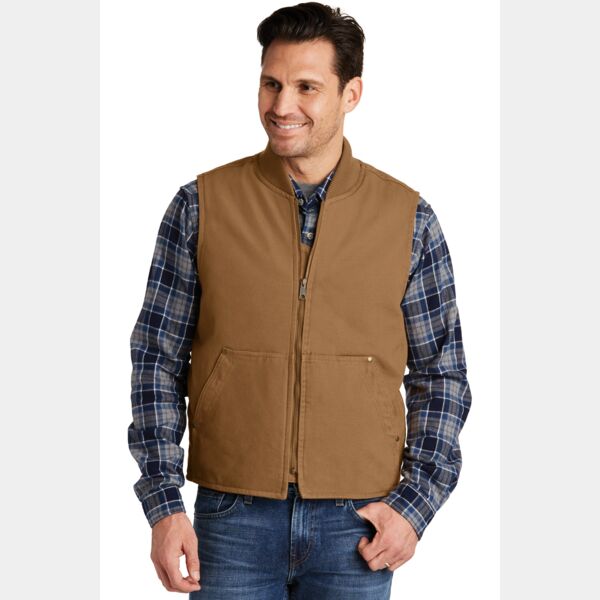 Washed Duck Cloth Vest Thumbnail