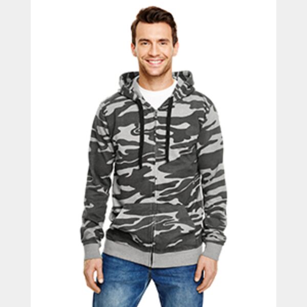 Men's  French Terry Full-Zip Hooded Sweatshirt Thumbnail