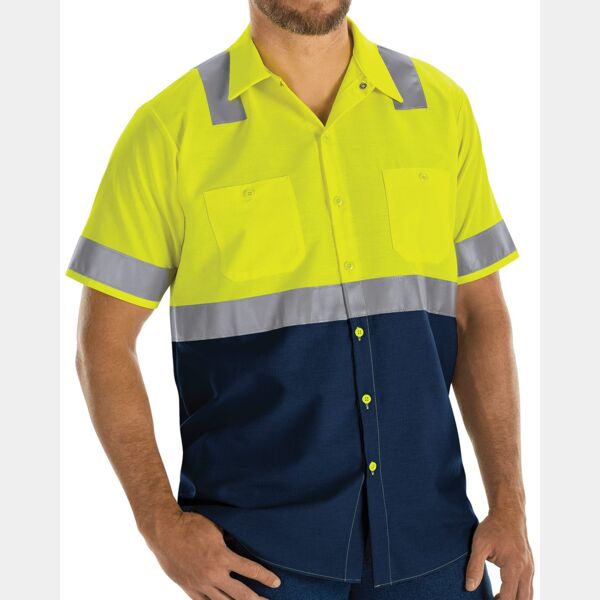 Men's Tall Enhanced & Hi-Visibility Work Shirt Thumbnail