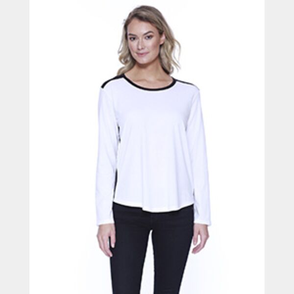 Ladies' CVC Melrose Long-Sleeve T-Shirt Thumbnail