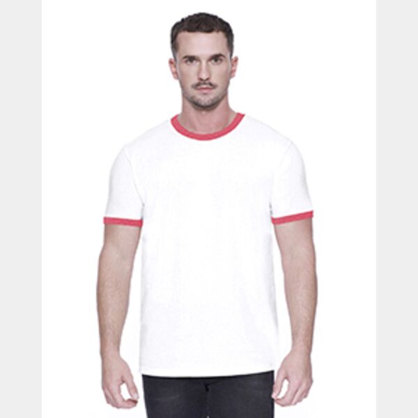 Men's CVC Ringer T-Shirt Thumbnail