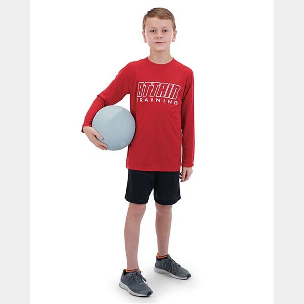 Youth Attain Wicking Long Sleeve Shirt Thumbnail