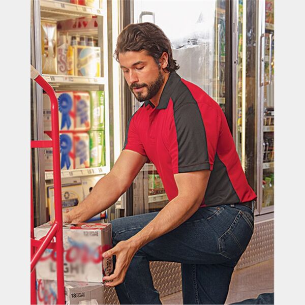 Men's Performance Knit Two Tone Polo Thumbnail