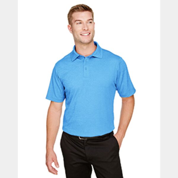 CrownLux Performance® Men's Address Melange Polo Thumbnail