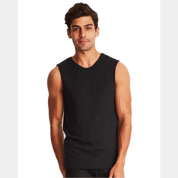 Men's Lightweight Cotton/Poly Muscle Tank Thumbnail