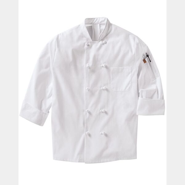 Mimix™ Ten Knot Button Chef Coat with OilBlok Thumbnail