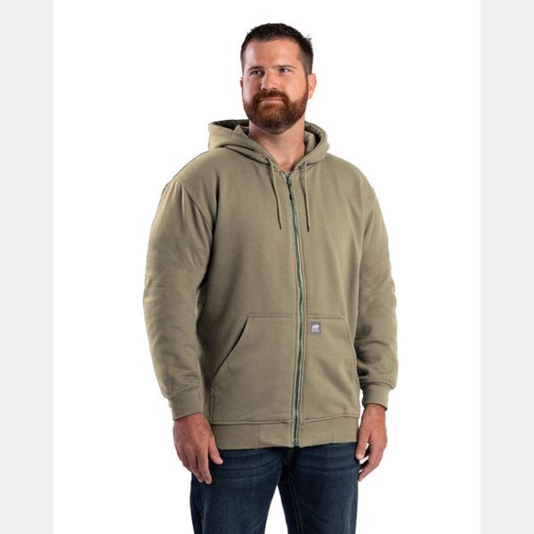 Men's Tall Heritage Thermal-Lined Full-Zip Hooded Sweatshirt Thumbnail