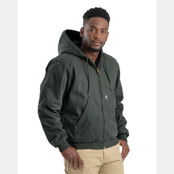 Men's Highland Washed Cotton Duck Hooded Jacket Thumbnail