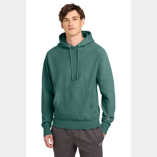 Reverse Weave ® Garment Dyed Hooded Sweatshirt Thumbnail