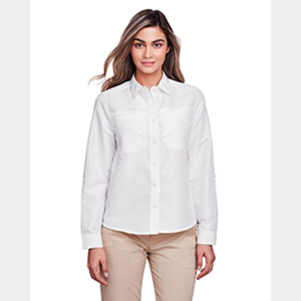 Ladies' Key West Long-Sleeve Performance Staff Shirt Thumbnail