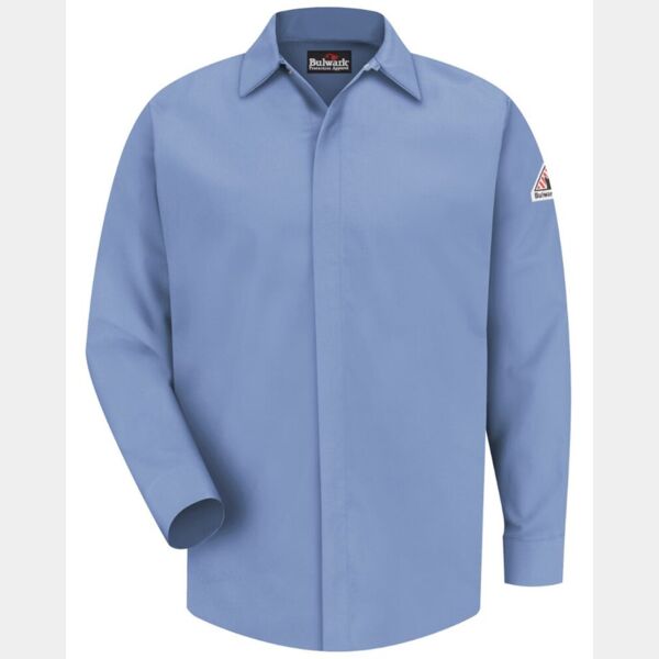 Men's Tall Concealed-Gripper Pocketless Long Sleeve Shirt - CoolTouch® 2 Thumbnail