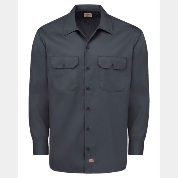 Men's Tall Long Sleeve Work Shirt Thumbnail