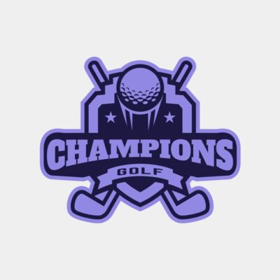 Champions Golf logo template Thumbnail
