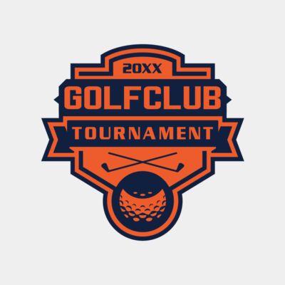 Golf club Tournament logo template 02 Thumbnail