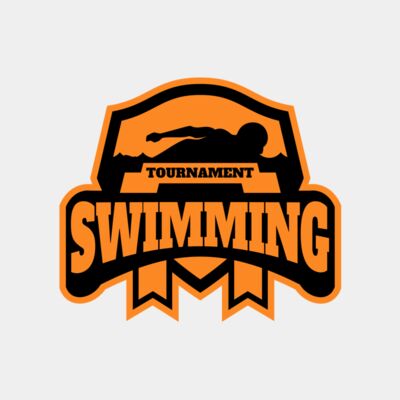 Swimming Tournament logo template 03 Thumbnail