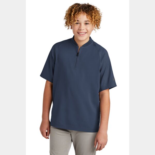 Youth Cage Short Sleeve 1/4 Zip Jacket Thumbnail