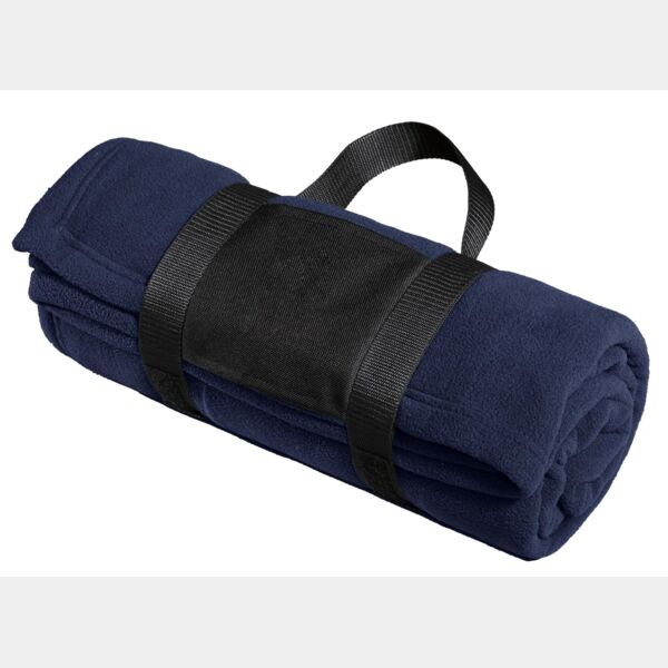 Fleece Blanket with Carrying Strap Thumbnail