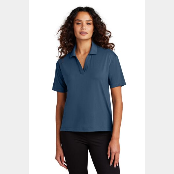 Women's Stretch Jersey Polo Thumbnail