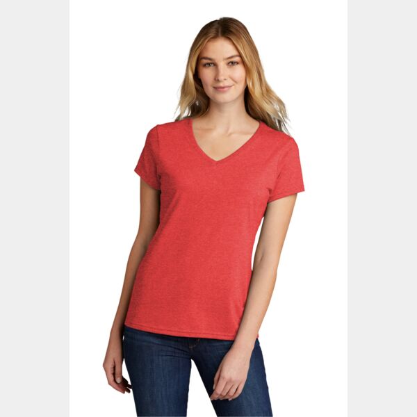 Ladies Tri Blend V Neck Tee Thumbnail