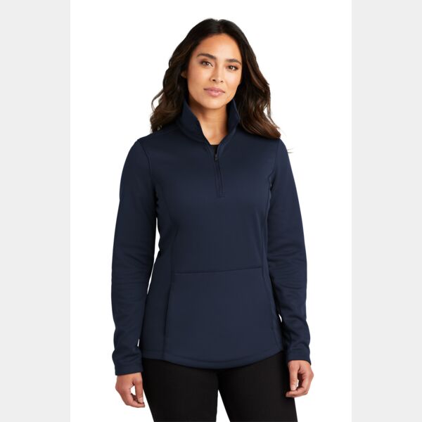 Ladies Smooth Fleece 1/4 Zip Thumbnail