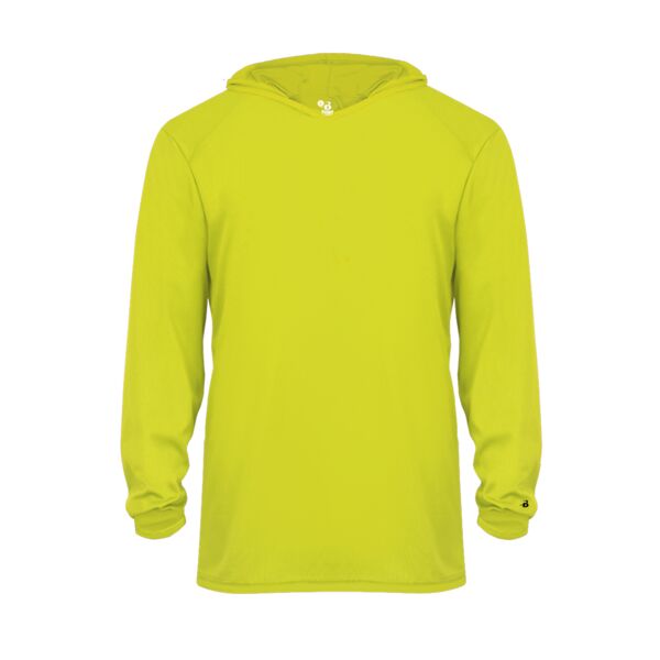 BADGER® B-CORE L/S YOUTH HOOD TEE Thumbnail