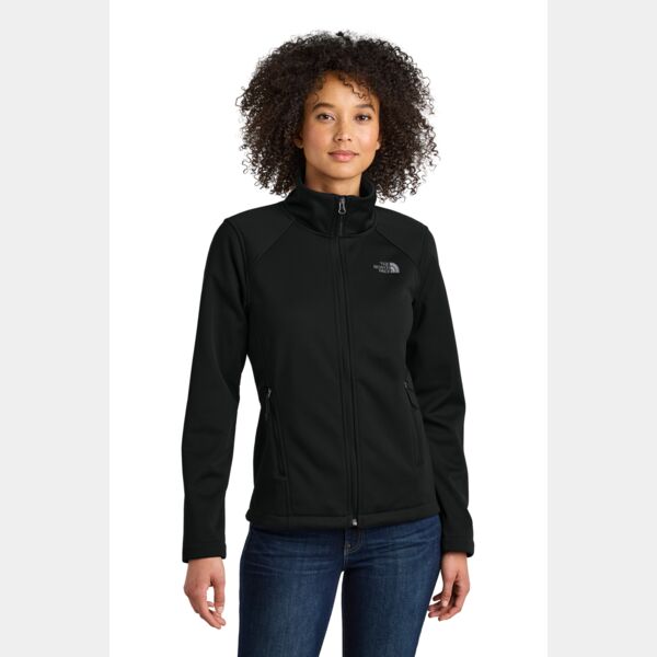 Ladies Chest Logo Ridgewall Soft Shell Jacket Thumbnail