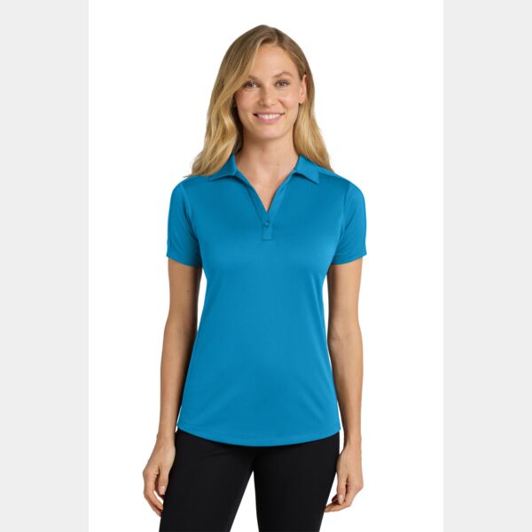 Ladies Diamond Jacquard Polo Thumbnail